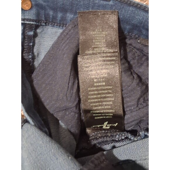 7 For All Mankind Size 28 Tailorless Dojo Wide Leg Flare High Rise Rockabilly Pr - Picture 8 of 12